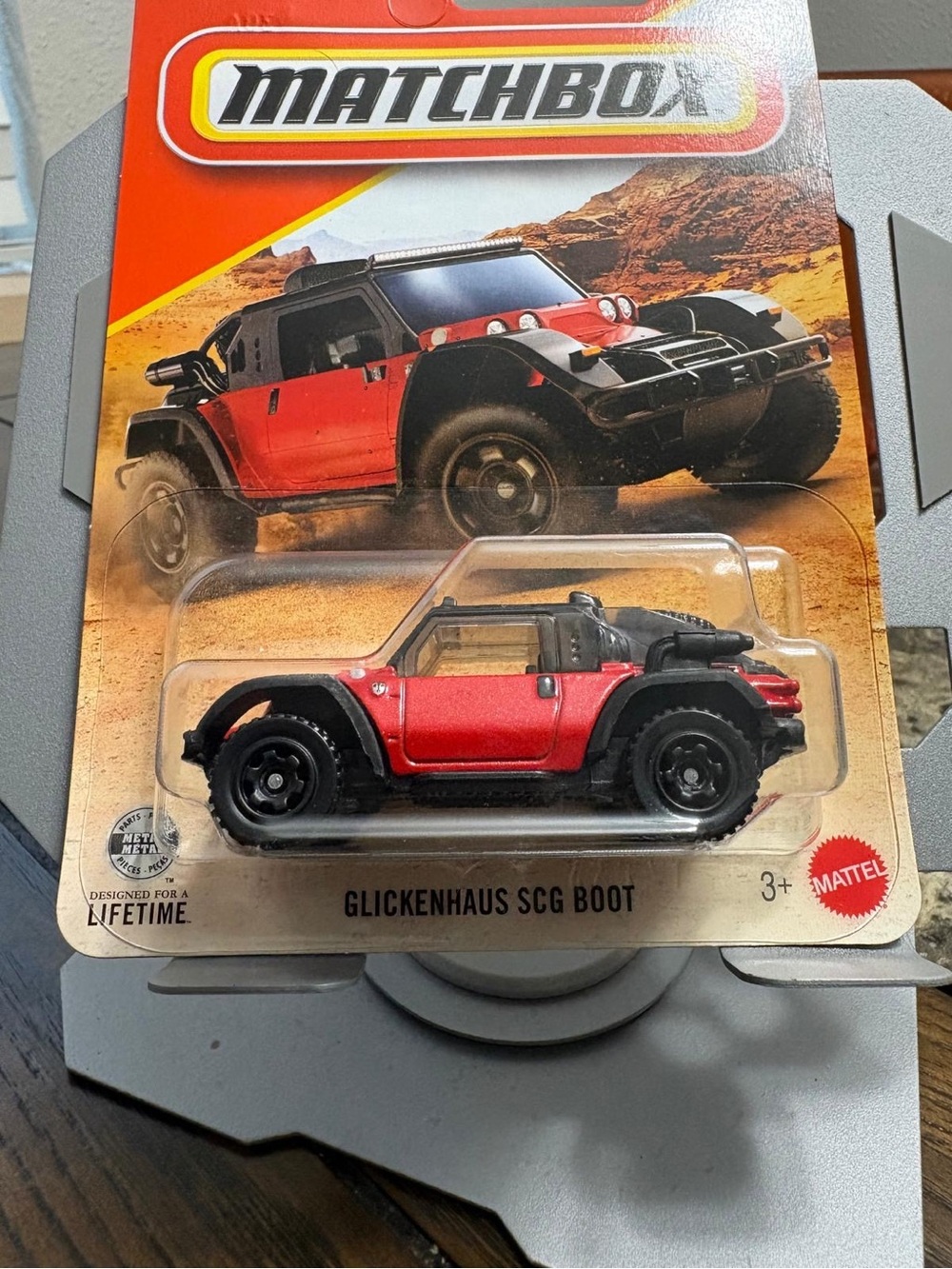 Matchbox Glickenhaus SCG Boot Kids Toy Car - Red & Black